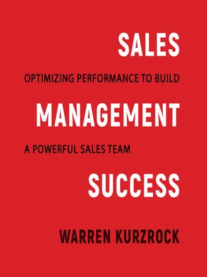 cover image of Sales Management Success